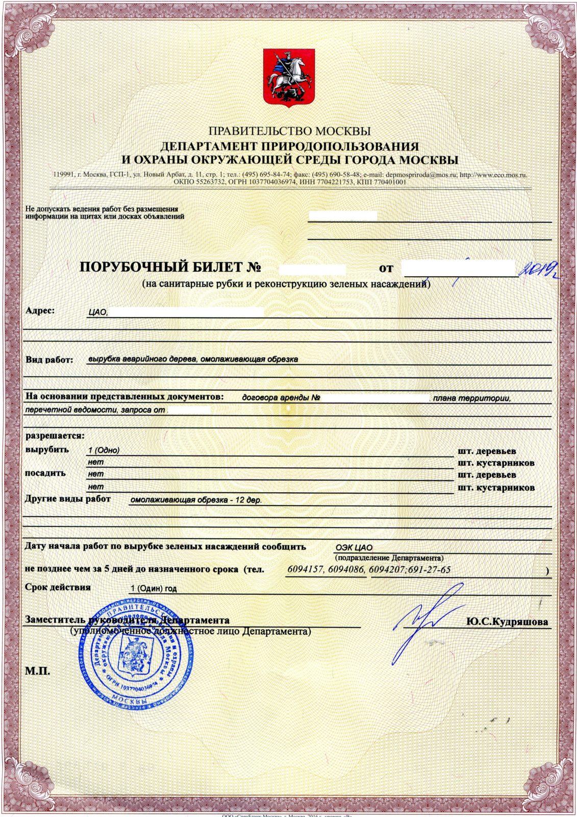 Сколько стоит оформить документ. Порубочный билет Московская область образец. Порубочный билет на вырубку. Разрешение на вырубку деревьев. Документ на вырубку дерева.